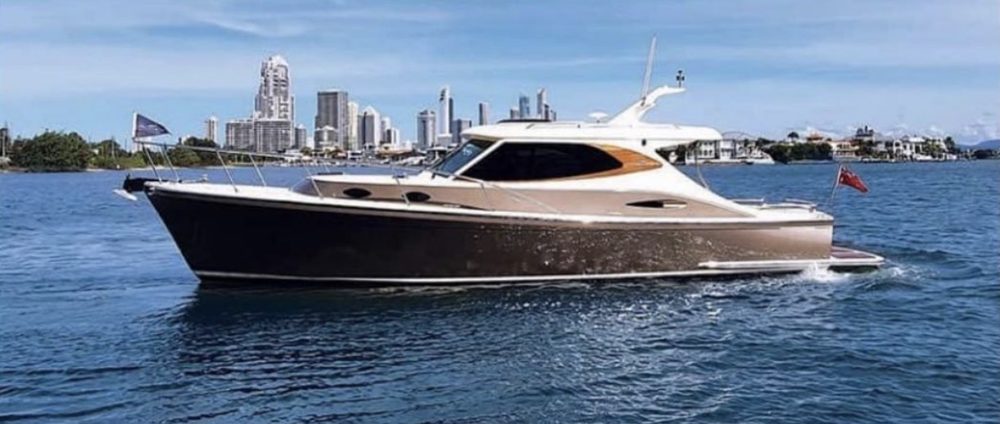 2020 Whitehaven Harbour Classic with the Gold Coast skyline