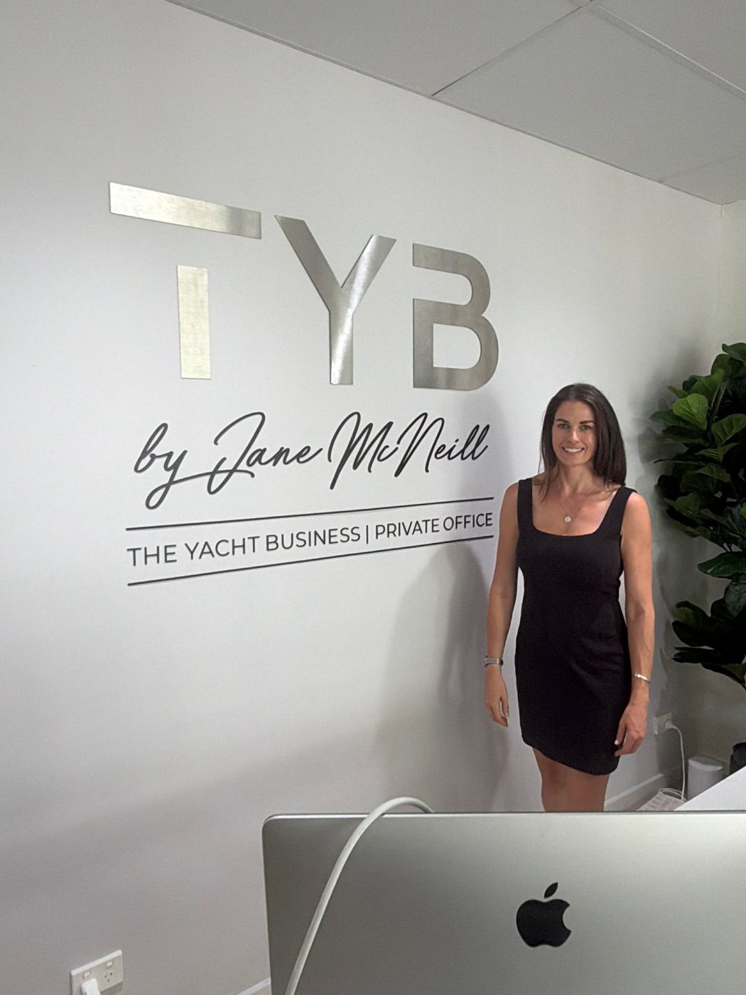 Jane McNeill in The Yacht Business private office